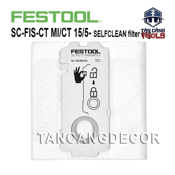 Túi Lọc Tự Làm Sạch Festool SelfClean SC-FIS-CT MINI/MIDI-2/5/CT15 (204308)
