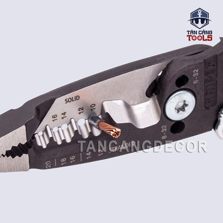 Kìm Tuốt Dây Đa Năng 215 mm Knipex 13 72 8 ( Có Lò Xo ) - Ảnh 10