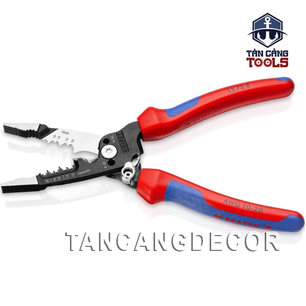 Alternative view of Kìm Tuốt Dây Đa Năng 215 mm Knipex 13 72 8 ( Có Lò Xo )