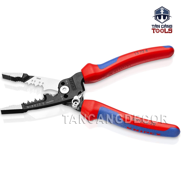Kìm Tuốt Dây Đa Năng 215 mm Knipex 13 72 8 ( Có Lò Xo ) - Ảnh 2