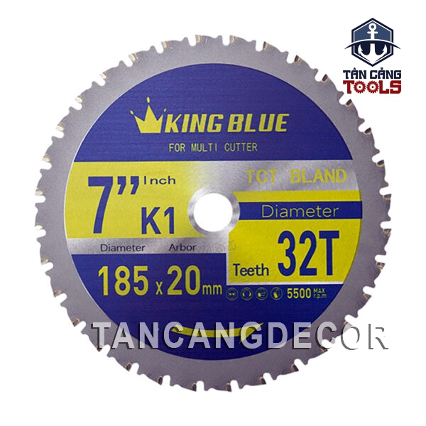 Alternative view of Lưỡi Cắt Sắt Hợp Kim 185 x 20 mm x 32T Kingblue K1-185x32T