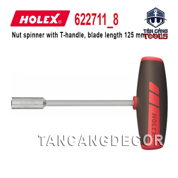 Tay Vặn Lục Giác Chữ T 8 mm Holex 622711 8