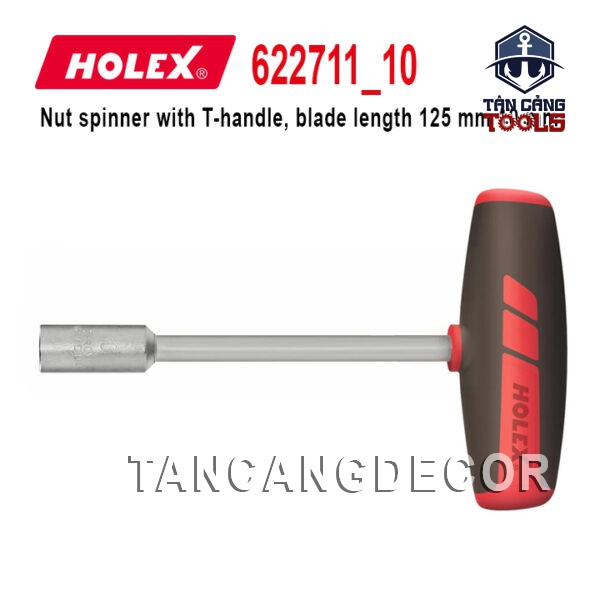 Tay Vặn Lục Giác Chữ T 10 mm Holex 622711 10