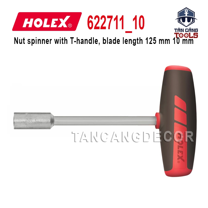 Tay Vặn Lục Giác Chữ T 10 mm Holex 622711 10
