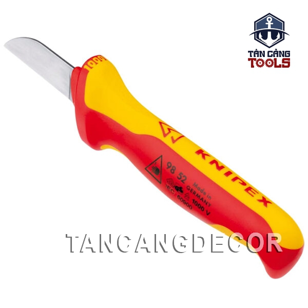 Dao Rọc Cáp Cách Điện 1000V Knipex 98 52 - Ảnh 3