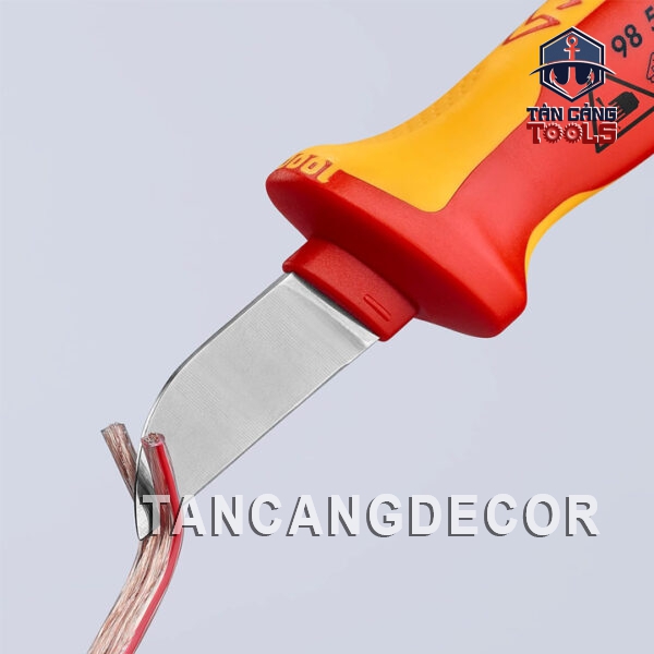 Dao Rọc Cáp Cách Điện 1000V Knipex 98 52 - Ảnh 4