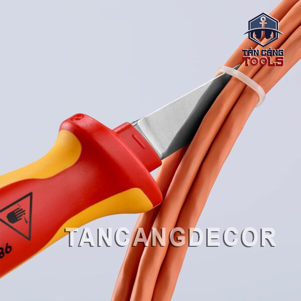 Dao Rọc Cáp Cách Điện 1000V Knipex 98 52 - Ảnh 6