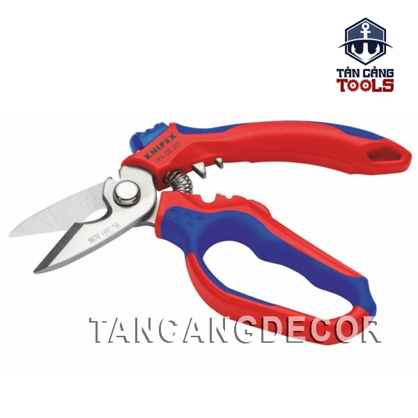 Alternative view of Kéo Cắt Dây Điện, Bấm Cos Pin Lưng Gù 160 mm Knipex 95 05 20 SB