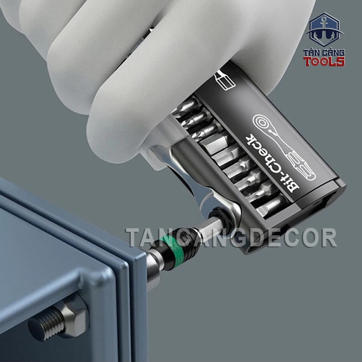 Bộ Vặn Vít 1/4 Và Đầu Khẩu 1/4 Inches 39 Chi Tiết CheckPlus Wera 05 300340 001 ( Phiên Bản Aussie ) - Ảnh 4