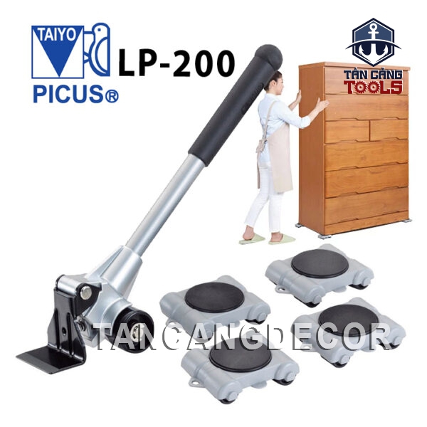 Bộ Dụng Cụ Hỗ Trợ Di Chuyển Đồ Đạc Tải 300 Kg Picus LP 200
