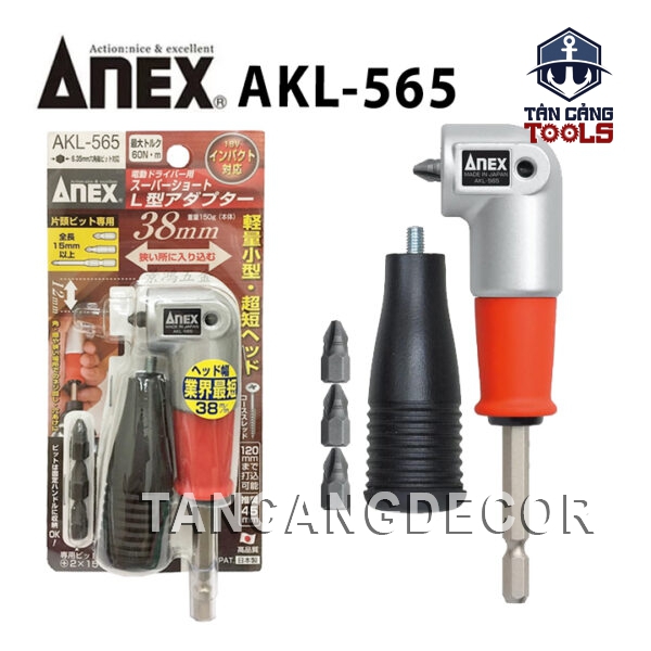 Đầu Chuyển Bắn Vít Góc Anex AKL-565 ( Nhật Bản )