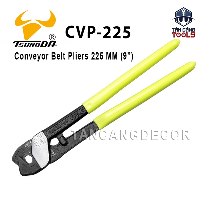 Kìm Băng Tải, Tách Bóp Dây Xích 225mm Tsunoda CVP-225