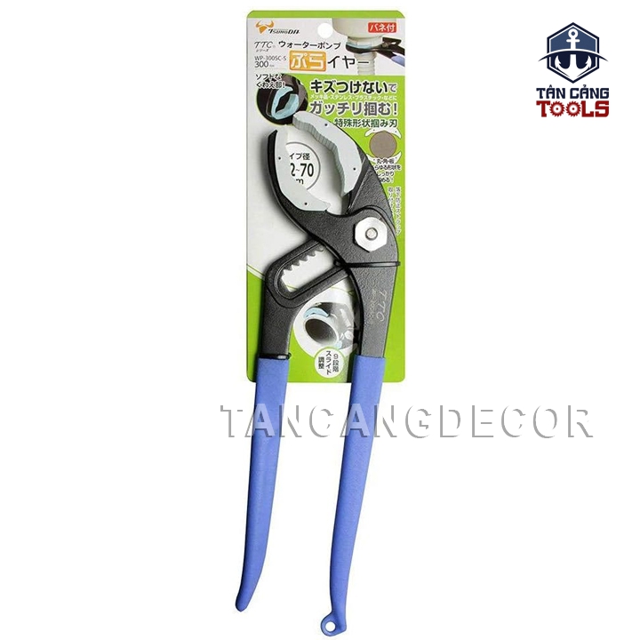 Kìm Nước Đầu Kẹp Nhựa 300 mm Tsunoda WP-300SC-S - Ảnh 5