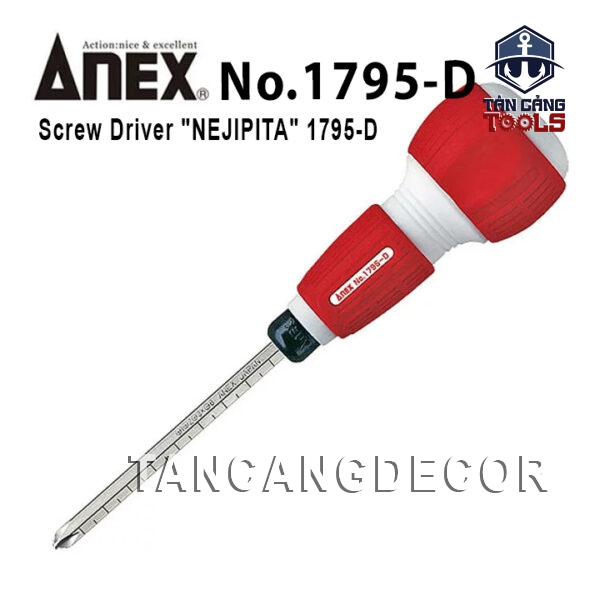 Tuốc Vít 2 Đầu Chi Tiết Thay Đổi Chiều Dài Anex No.1795-D