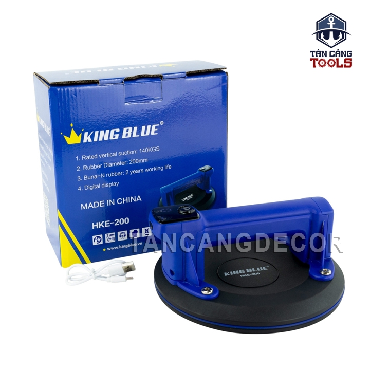 Hít Kính Điện Tử 200 mm Lực Hít 150 Kg Kingblue HKE-200 - Ảnh 7