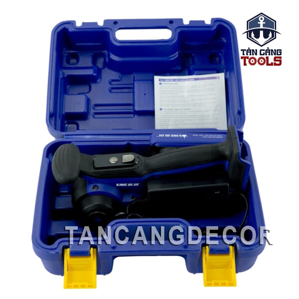 Combo Máy Rung Ốp Lát, Hít Gạch Dùng Pin 18V Kingblue KM18-HR1 ( Thân Máy, 1 Pin 2.0Ah , 1 Sạc, 1 Thùng ) - Ảnh 7