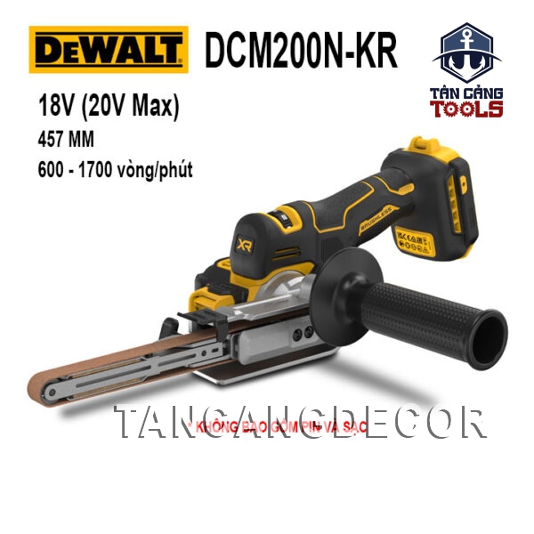 Máy Chà Nhám Băng 13 x 457 Mm Dùng Pin 18V Dewalt DCM200N ( Thân Máy )
