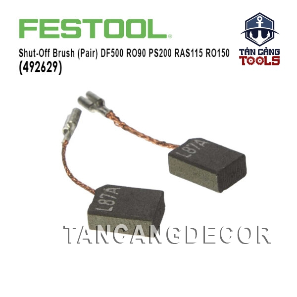 Chổi Than Festool 492629 Shut-Off Brush (Pair) DF500 RO90 PS200 RAS115 RO150