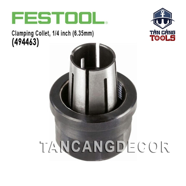 Đầu Collet Festool 494463 1/4 inch (6.35mm) Clamping Collet