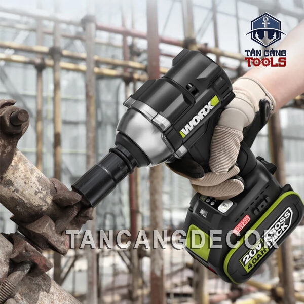 Combo Máy Siết Bu Lông Dùng Pin 20V Worx WE272 1/2 Inches ( 2 Pin 4.0Ah + Sạc Nhanh + Túi Xách ) - Ảnh 3