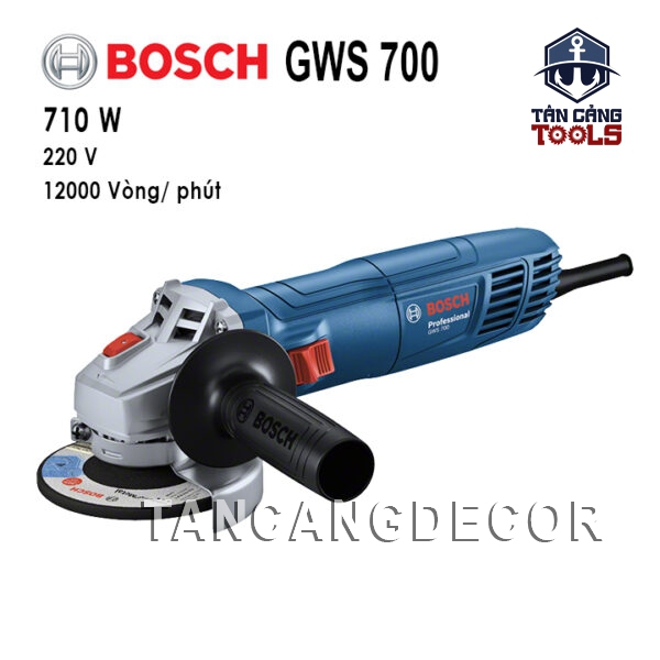 Máy Mài Góc 100 mm Bosch GWS700 710W ( Công Tắc Hông )