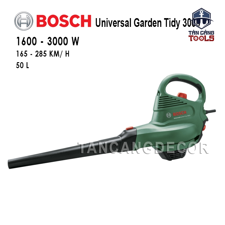 Máy Thổi Và Hút Xay Lá Dùng Điện 3000W Bosch UniversalGardenTidy 3000