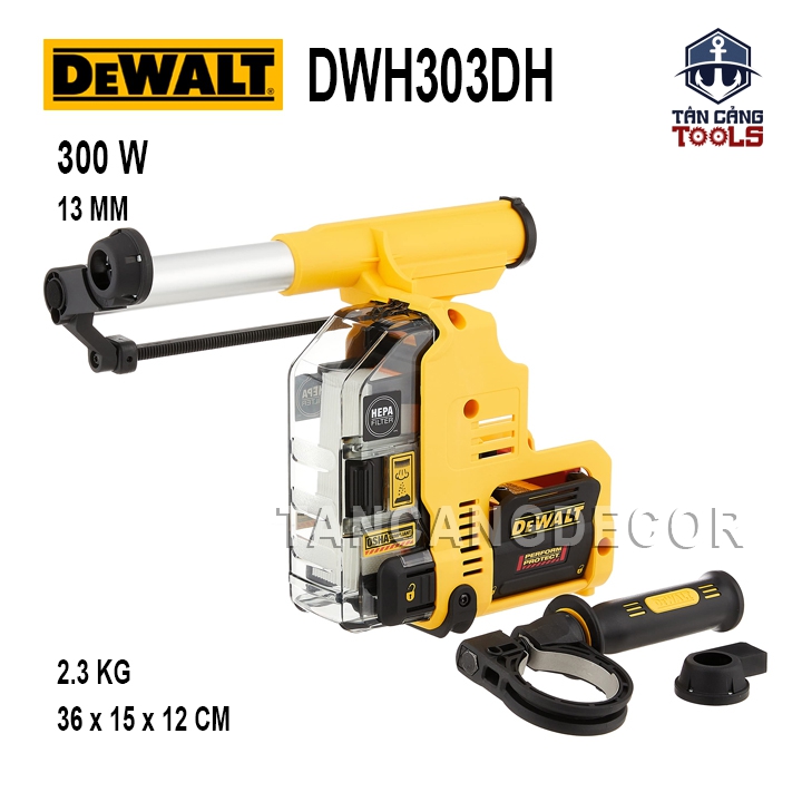 Phụ Kiện Hút Bụi Cho Máy Khoan Dewalt DWH303DH ( Sử Dụng Với DCH273 )