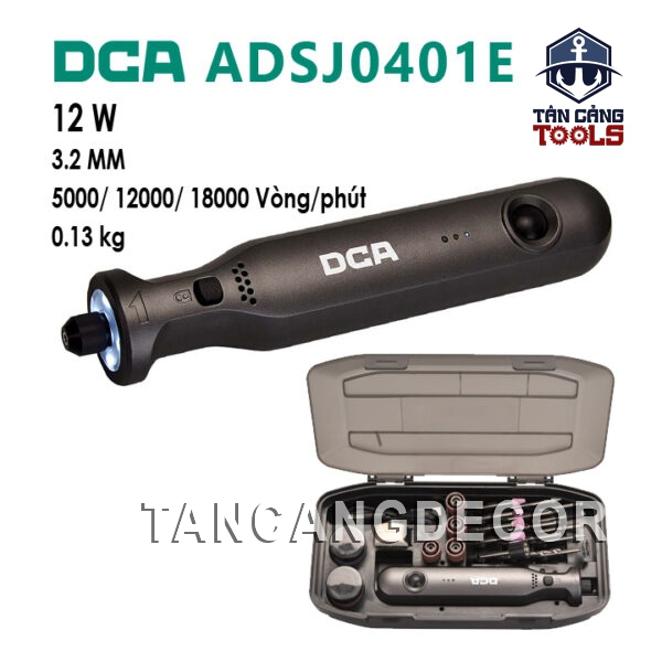 Máy Mài Khuôn Dùng Pin 4V DCA ADSJ0401E ( Full Phụ Kiện )