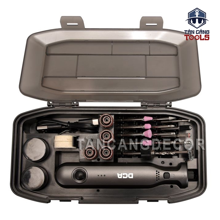 Máy Mài Khuôn Dùng Pin 4V DCA ADSJ0401E ( Full Phụ Kiện ) - Ảnh 4
