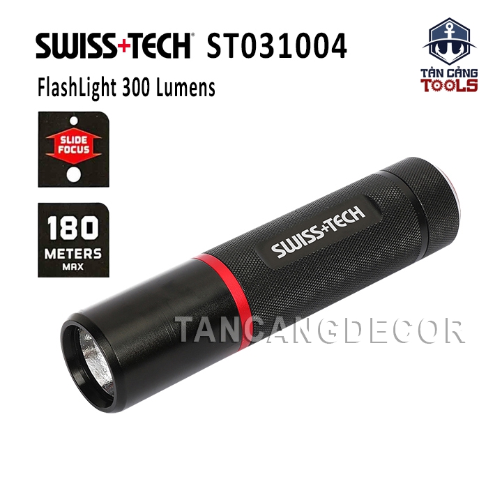 Đèn Pin Chiếu Sáng 300 Lumens Swiss+Tech ST031004