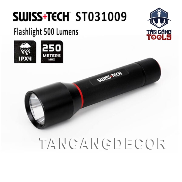 Đèn Pin Chiếu Sáng 500 Lumens Swiss+Tech ST031009