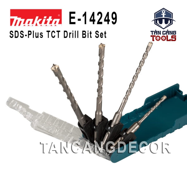 Bộ Mũi Khoan Bê Tông SDS 4 Chi Tiết Makita E-14249