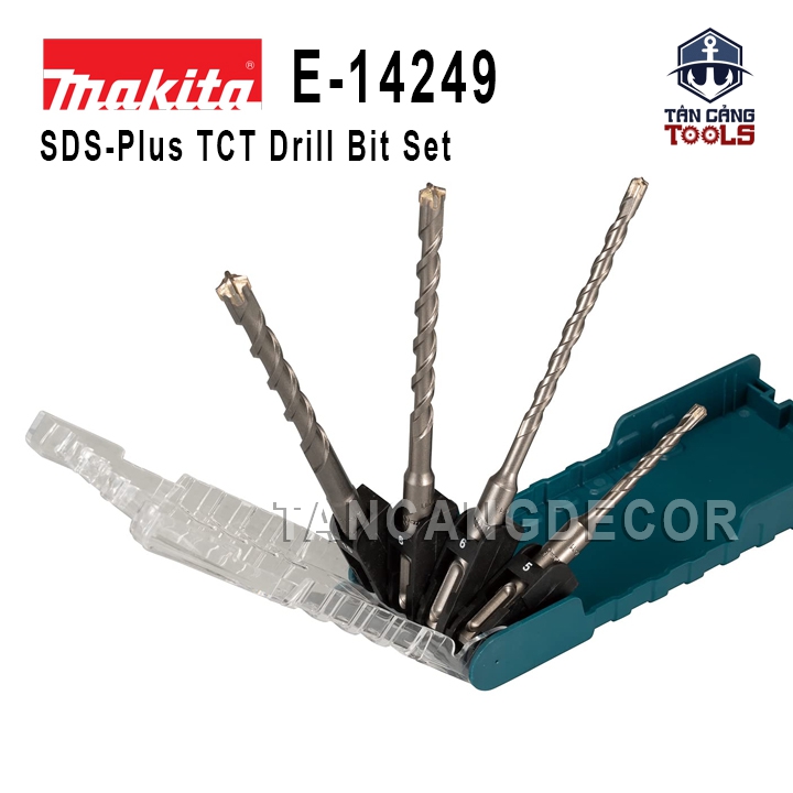 Bộ Mũi Khoan Bê Tông SDS 4 Chi Tiết Makita E-14249