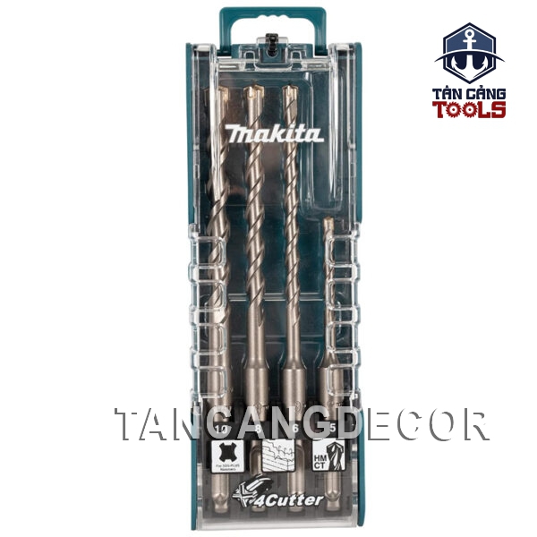 Alternative view of Bộ Mũi Khoan Bê Tông SDS 4 Chi Tiết Makita E-14249