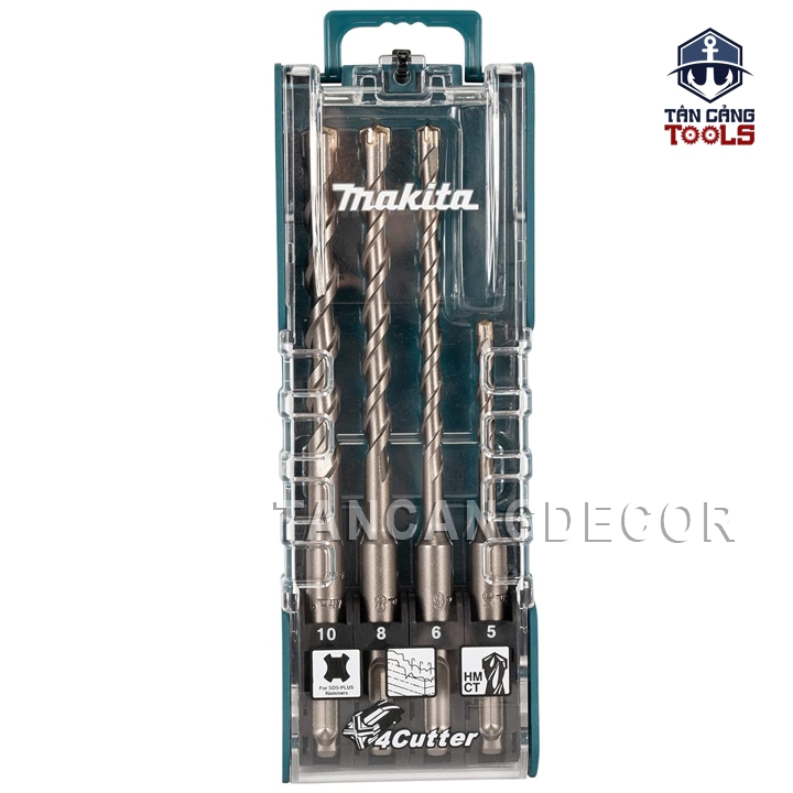 Bộ Mũi Khoan Bê Tông SDS 4 Chi Tiết Makita E-14249 - Ảnh 2