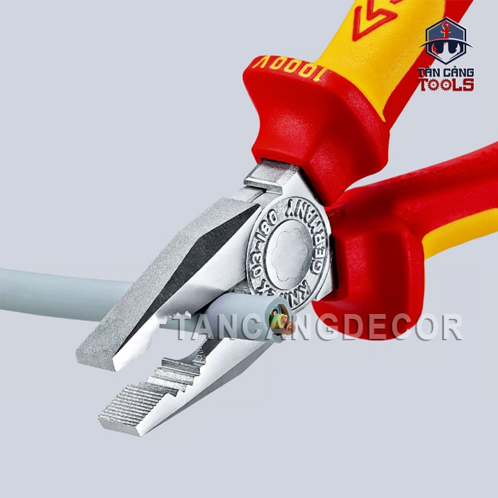 Kìm Đa Năng Cách Điện 1000V 180 mm Knipex 03 06 180T ( Có Móc Treo ) - Ảnh 12