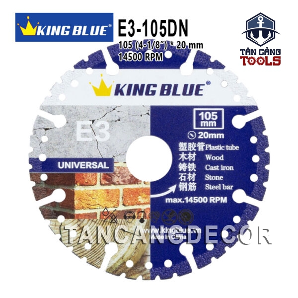 Lưỡi Cắt Đa Năng 105 mm KingBlue E3-105DN