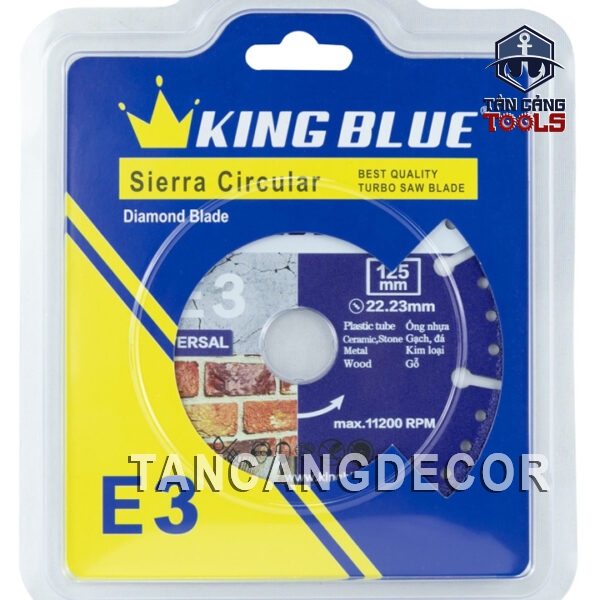 Alternative view of Lưỡi Cắt Đa Năng 125 mm KingBlue E3-125DN