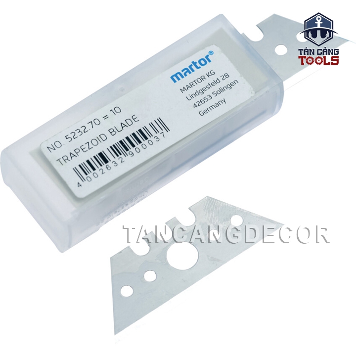 Combo 10 Lưỡi Dao Rọc Cáp Trapezoidal Martor 5232.70 - Ảnh 2