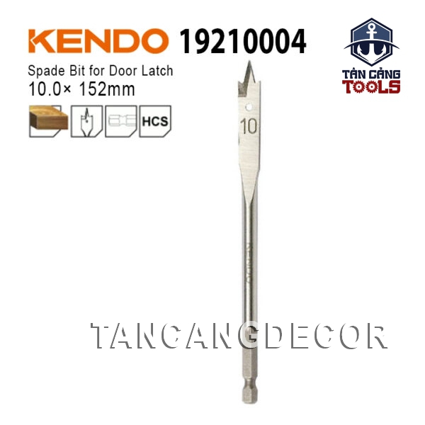 Mũi Khoét Đuôi Cá Lục Giác 10 x 152 mm Kendo 19210004