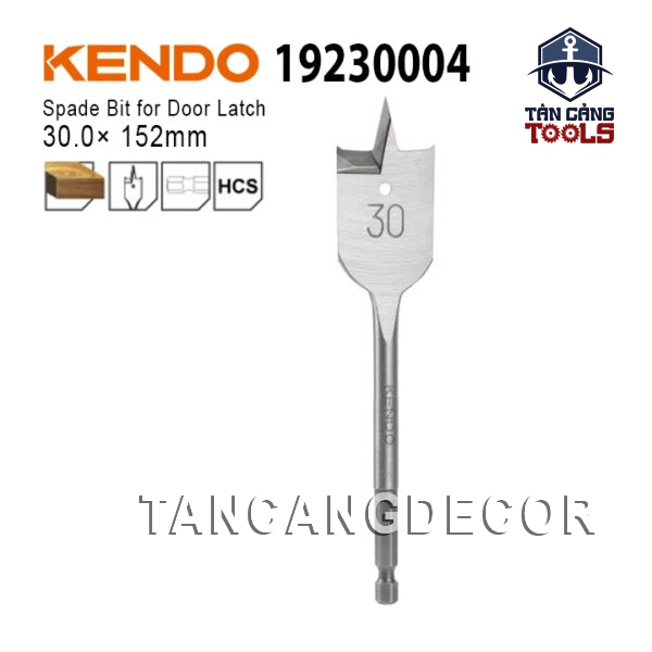 Mũi Khoét Đuôi Cá Lục Giác 20 x 152 mm Kendo 19230004