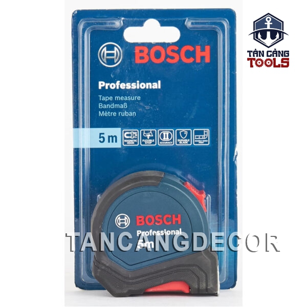 Thước Cuộn Thép 5 M Bosch 1600A016BH Có Trang Bị Tự Hãm Và Nam Châm - Ảnh 5