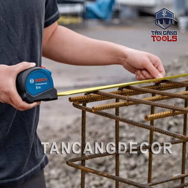 Thước Cuộn Thép 8 M Bosch 1600A01V3S Có Trang Bị Tự Hãm Và Nam Châm - Ảnh 6