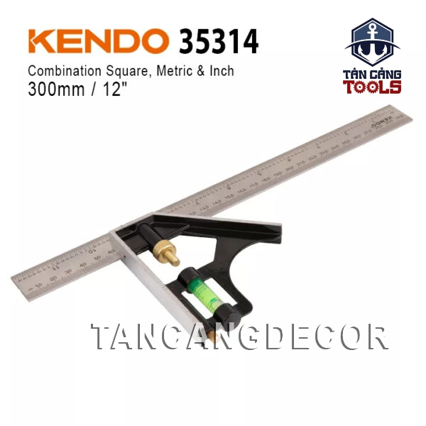 Thước Chạy Góc Nivo 30 cm Kendo 35314