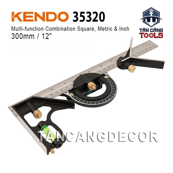 Thước Chạy Góc Nivo 30 cm Đa Năng Kendo 35320