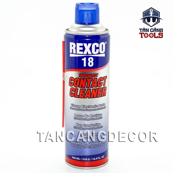 Alternative view of Chai Dung Dịch Vệ Sinh Tiếp Điểm Mạch Điện Tử 500ML Rexco 18 CONTACT CLEANER