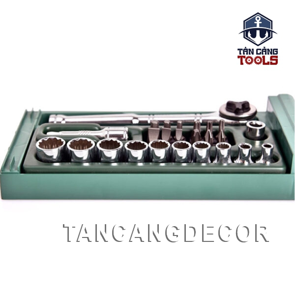 Alternative view of Bộ Tuýp Cần Siết Tự Động 1/4 Inches 25 Chi Tiết Sata 09206