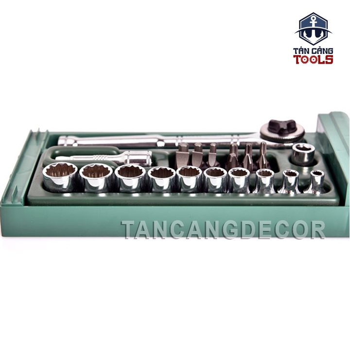 Bộ Tuýp Cần Siết Tự Động 1/4 Inches 25 Chi Tiết Sata 09206 - Ảnh 2
