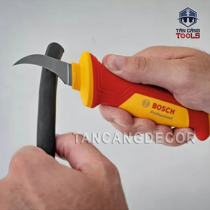 Dao Rọc Cáp Lưỡi Cong Cách Điện 1000V Bosch 1600A02NF6 - Ảnh 3