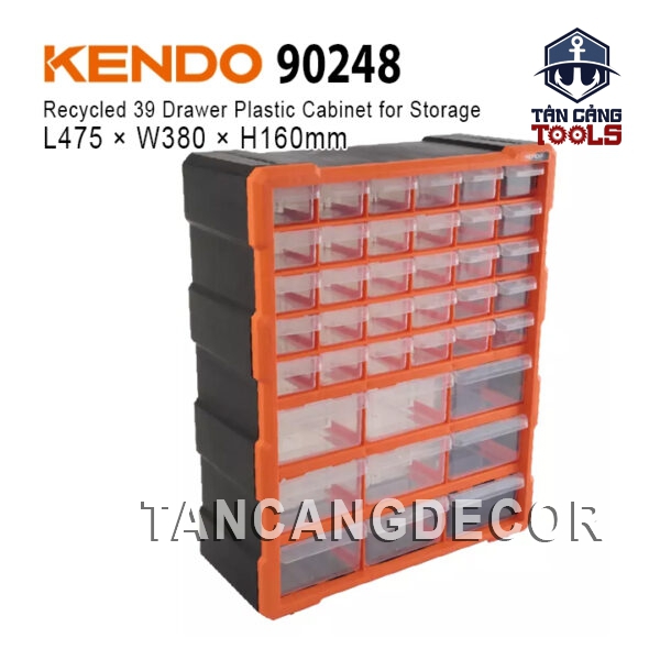 Hộp Đựng Linh Kiện Tiện Ích 39 Ngăn Kendo 90248